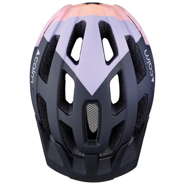 Cairn Prism XTR II Mat Black Lilac | Leichter Fahrradhelm für MTB & City Cairn