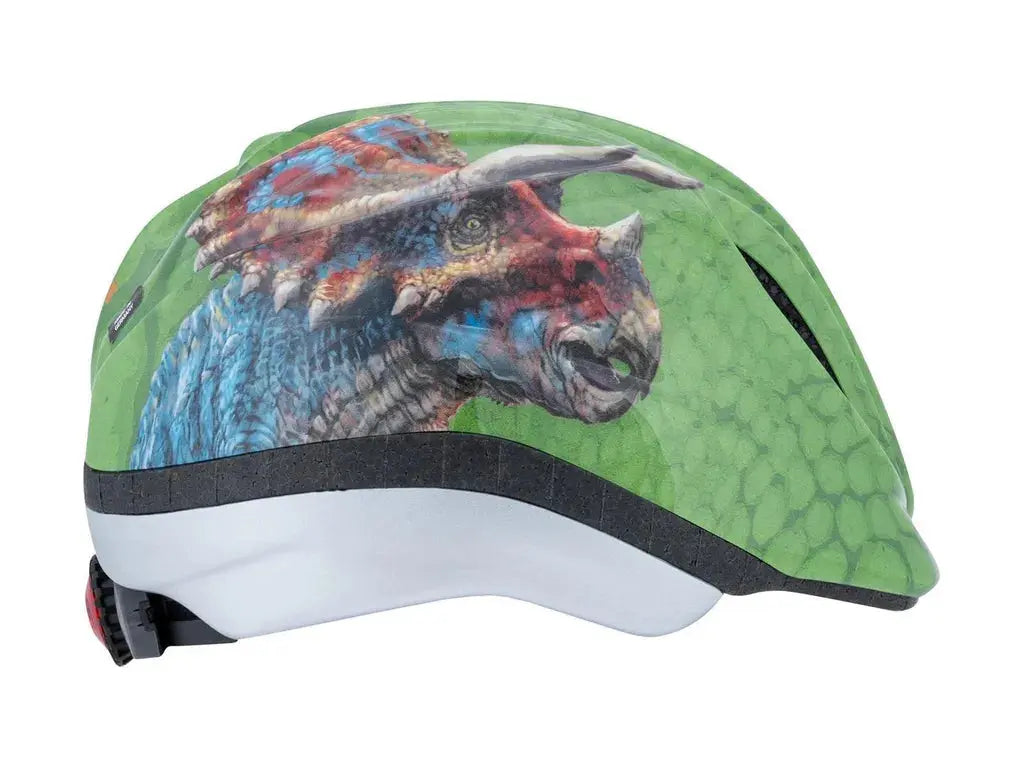 BIKE FASHION Kinderhelm 'T-Rex World' – Sicherer Schutz und spannendes Design.