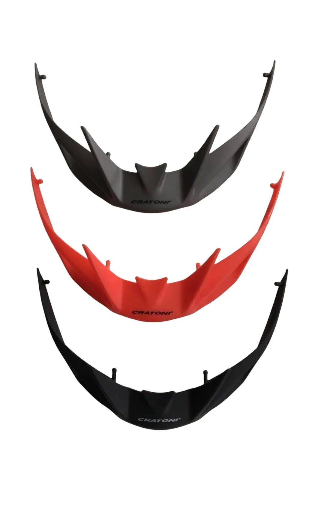 Cratoni Fahrradhelm Terrox Ersatz-Visier Helmschild.