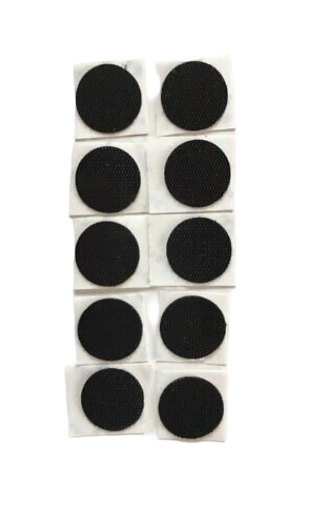 Runde Klettpunkte für Polster selbstklebend, 10 Stück Ø13 mm.
