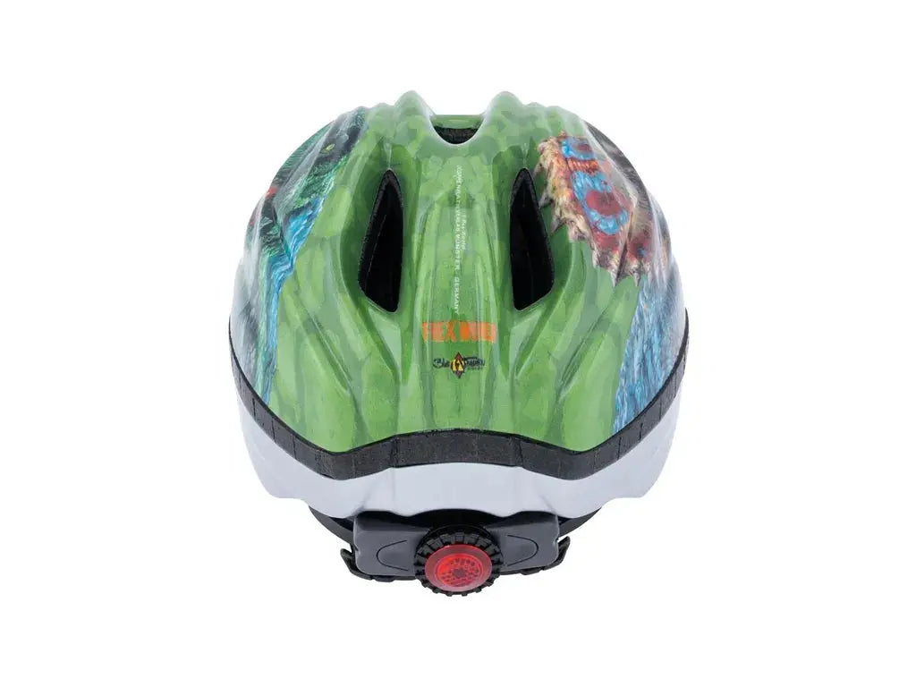 BIKE FASHION Kinderhelm 'T-Rex World' – Sicherer Schutz und spannendes Design.