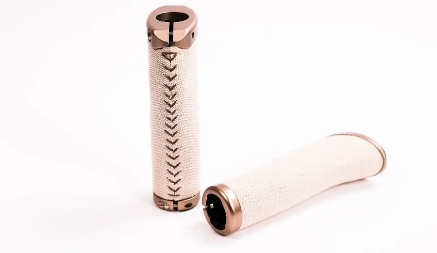 NG Sports Kalpasee ReCycle Lock-On Ergo Griff – 140mm, 35mm, Sanddollar Beige – Ergonomischer Griff aus recycelten Materialien - FastMove