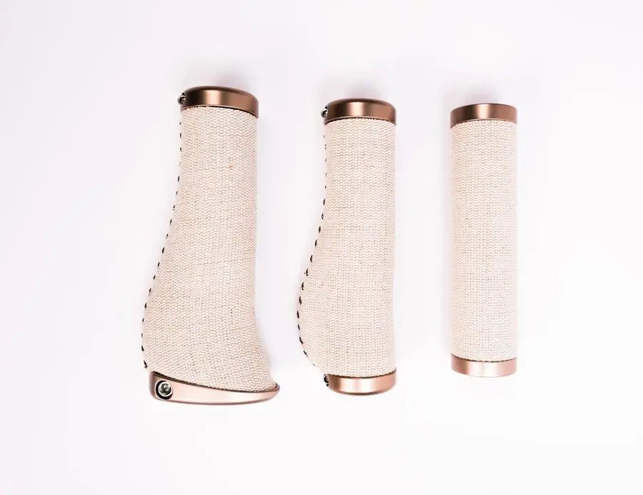 NG Sports Kalpasee ReCycle Lock-On Ergo Griff – 140mm, 35mm, Sanddollar Beige – Ergonomischer Griff aus recycelten Materialien - FastMove