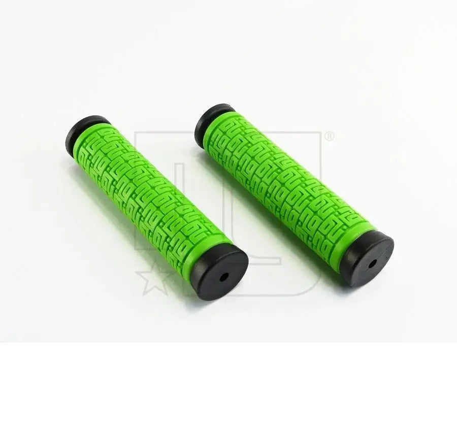 NG Sports Tulsee Griff – 137mm, 31.5mm, Kawa Green – Komfortabler Fahrradgriff mit Kunststoff-Lenkerendstopfen - FastMove
