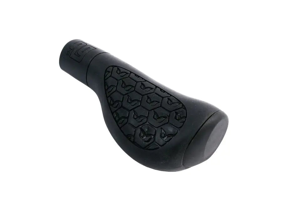 NG Sports Carawee Comfort Cut Griff – 134mm, 39mm, Schwarz – Ergonomischer Fahrradgriff mit Lock-On Klemmung - FastMove