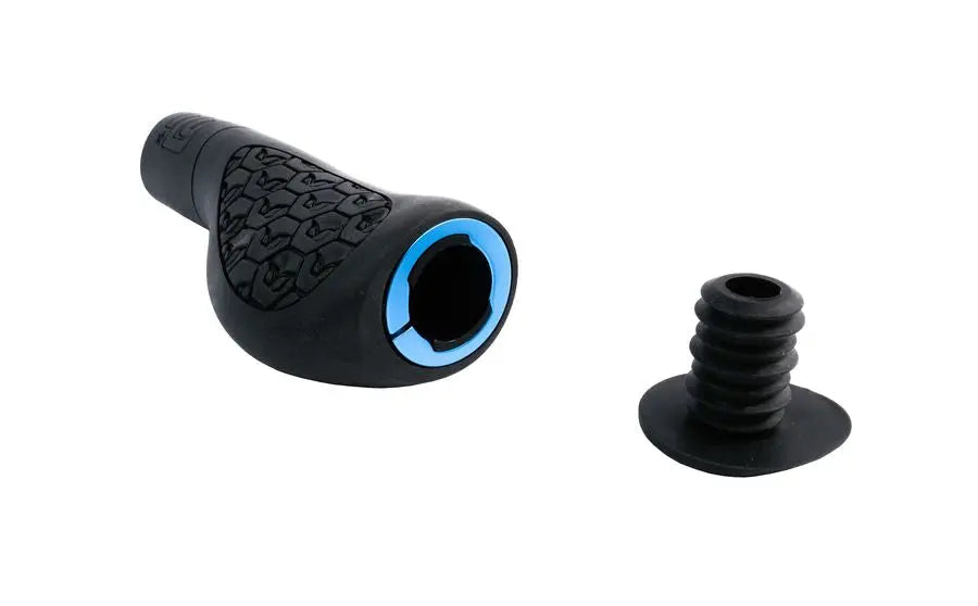 NG Sports Carawee Comfort Cut Griff – 134mm, 39mm, Schwarz – Ergonomischer Fahrradgriff mit Lock-On Klemmung - FastMove