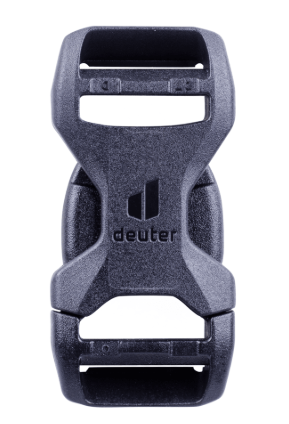 Deuter Ersatzschnalle 16–38 mm – Schnellverschluss in Grau & Schwarz deuter