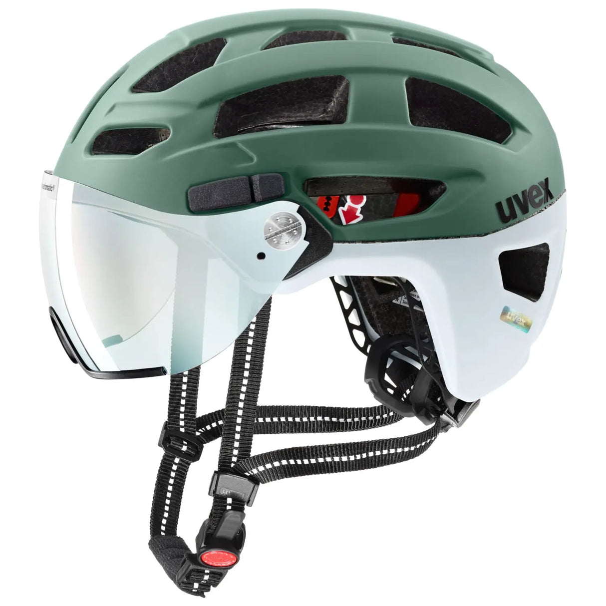 uvex finale visor V Fahrradhelm | Photochromes Visier & LED uvex