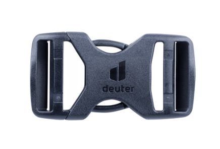 Deuter Ersatzschnalle 16–38 mm – Schnellverschluss in Grau & Schwarz deuter