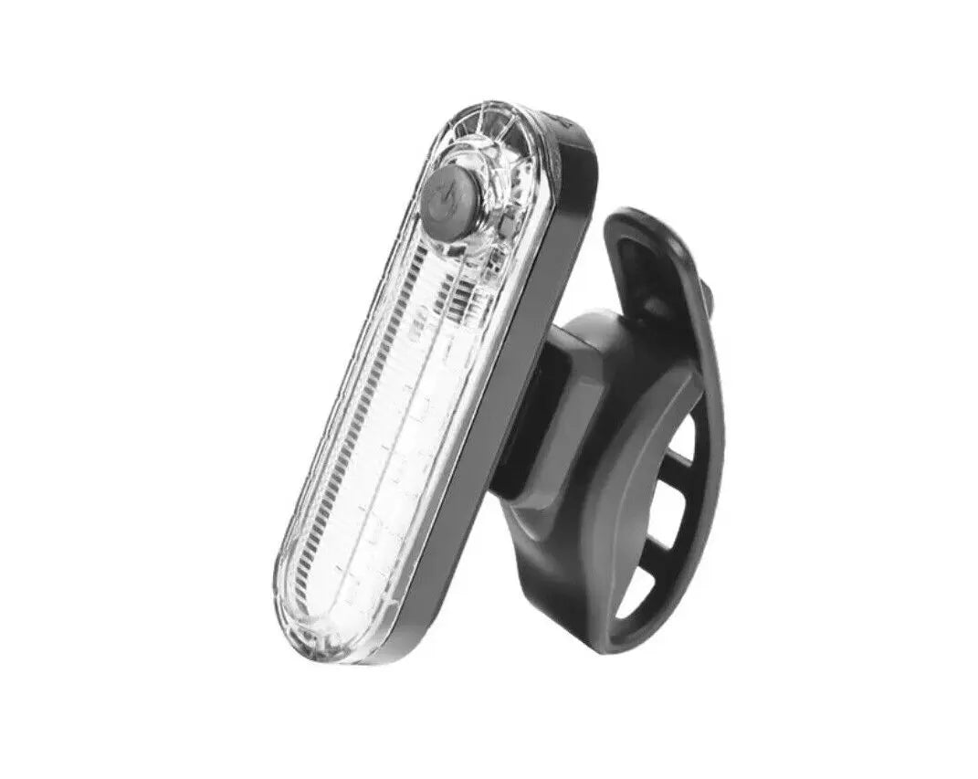 Fahrrad Rücklicht weiß rot Lampe Leuchte Rad Bike USB Wiederaufladbar LED Schein.