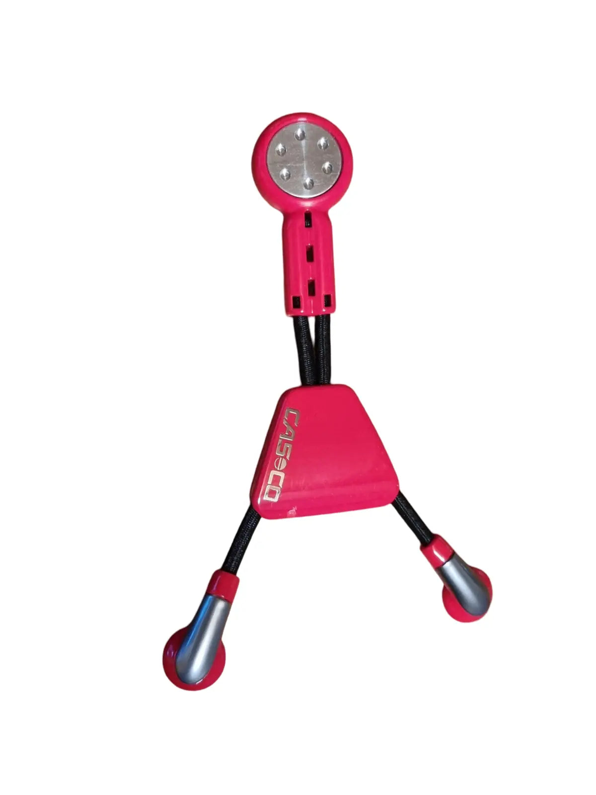 Casco Skibrille FX-70 Ersatzteile, Seitenteile rot-silber mit Magnet red.