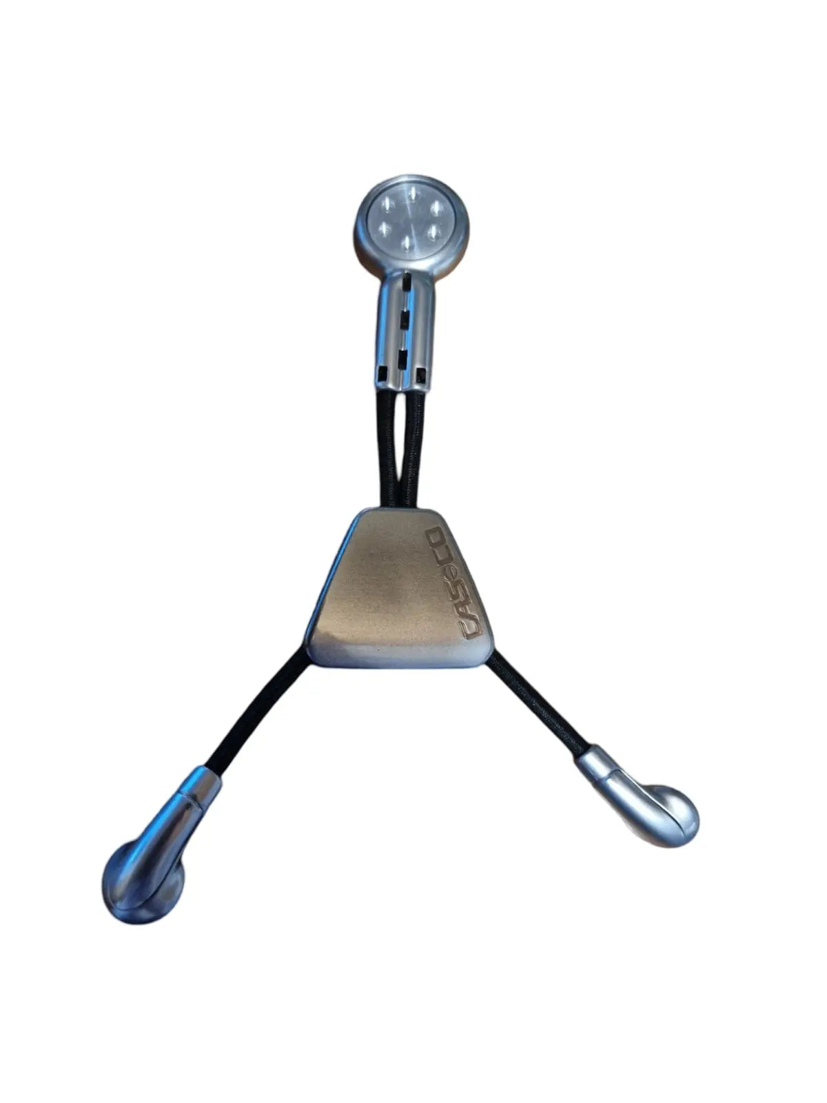 Casco Skibrille FX-70 Ersatzteile, Seitenteile silber-chrom-schwarz mit Magnet.