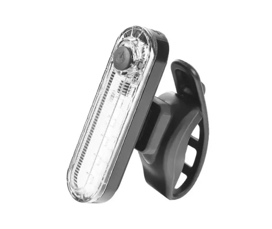 Fahrrad Rücklicht weiß rot Lampe Leuchte Rad Bike USB Wiederaufladbar LED Schein.