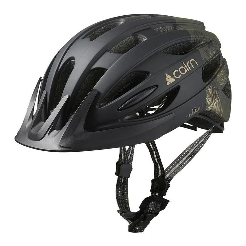 Cairn Fusion LED Khaki Cine | City- und MTB Helm mit LED-Lampe Cairn