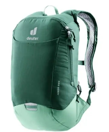 Deuter Junior Bike Rucksack für Kinder, farbenfroh, wasserfest und kompakt für Outdoor-Abenteuer und Trailrunning.