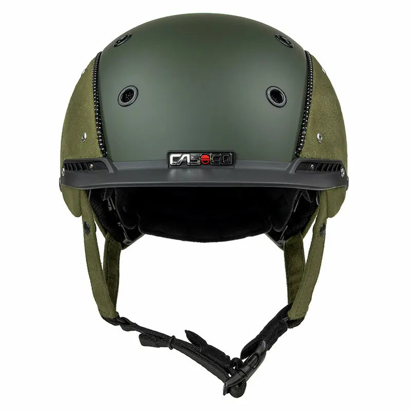 CASCO Champ-3 Nubuk Jagdgrün Reithelm – Edles Design & Sicherheit - FastMove
