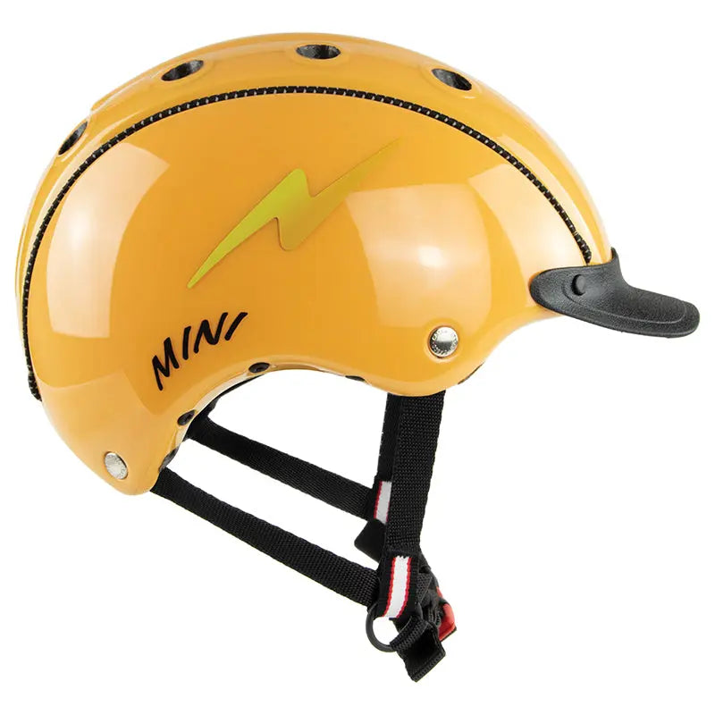 Casco MINI2 maisgelb flash | Kinderhelm für Fahrrad und Ski gelb.