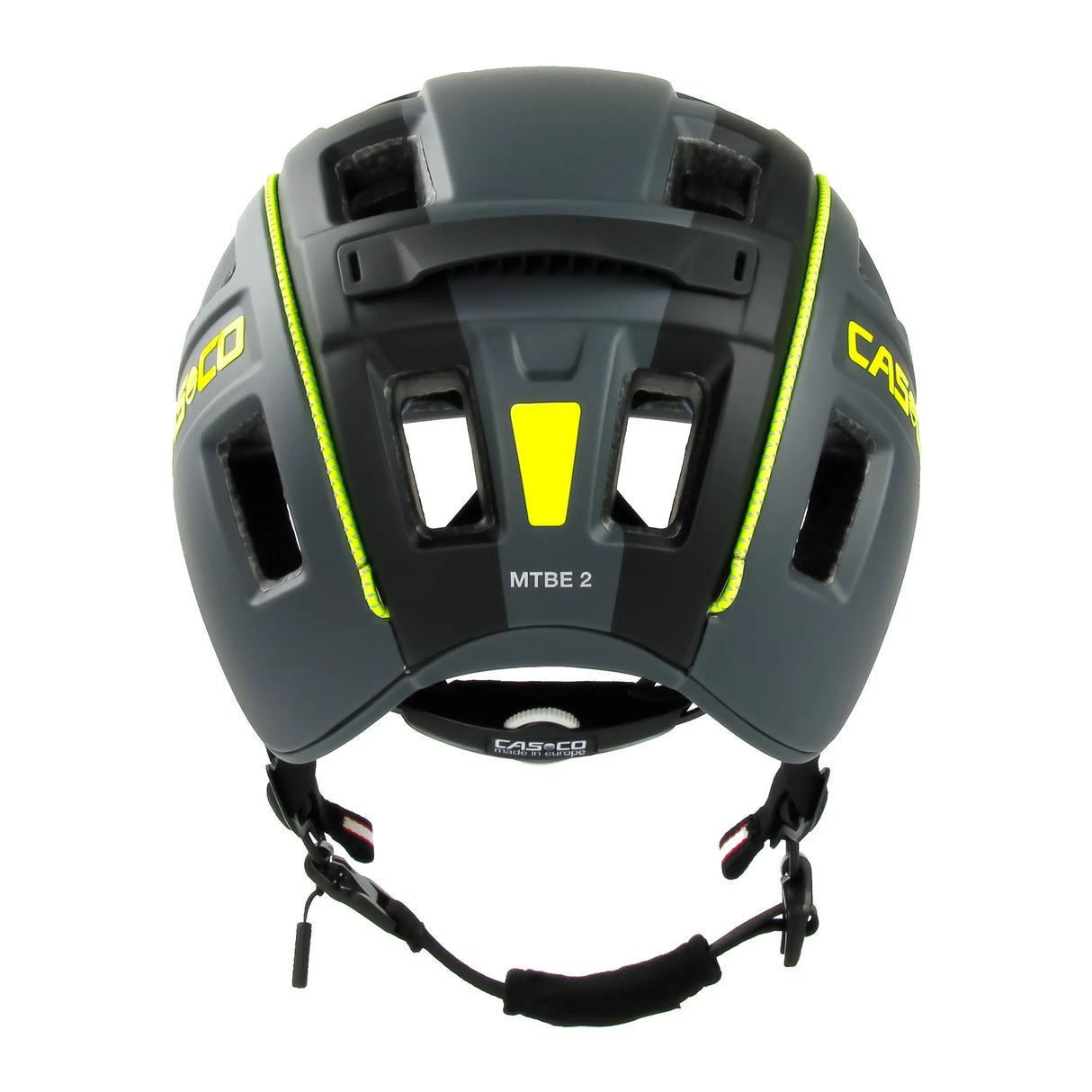Casco MTBE2 Mountainbike Helm Schwarz-Neongelb Matt | Erwachsene.