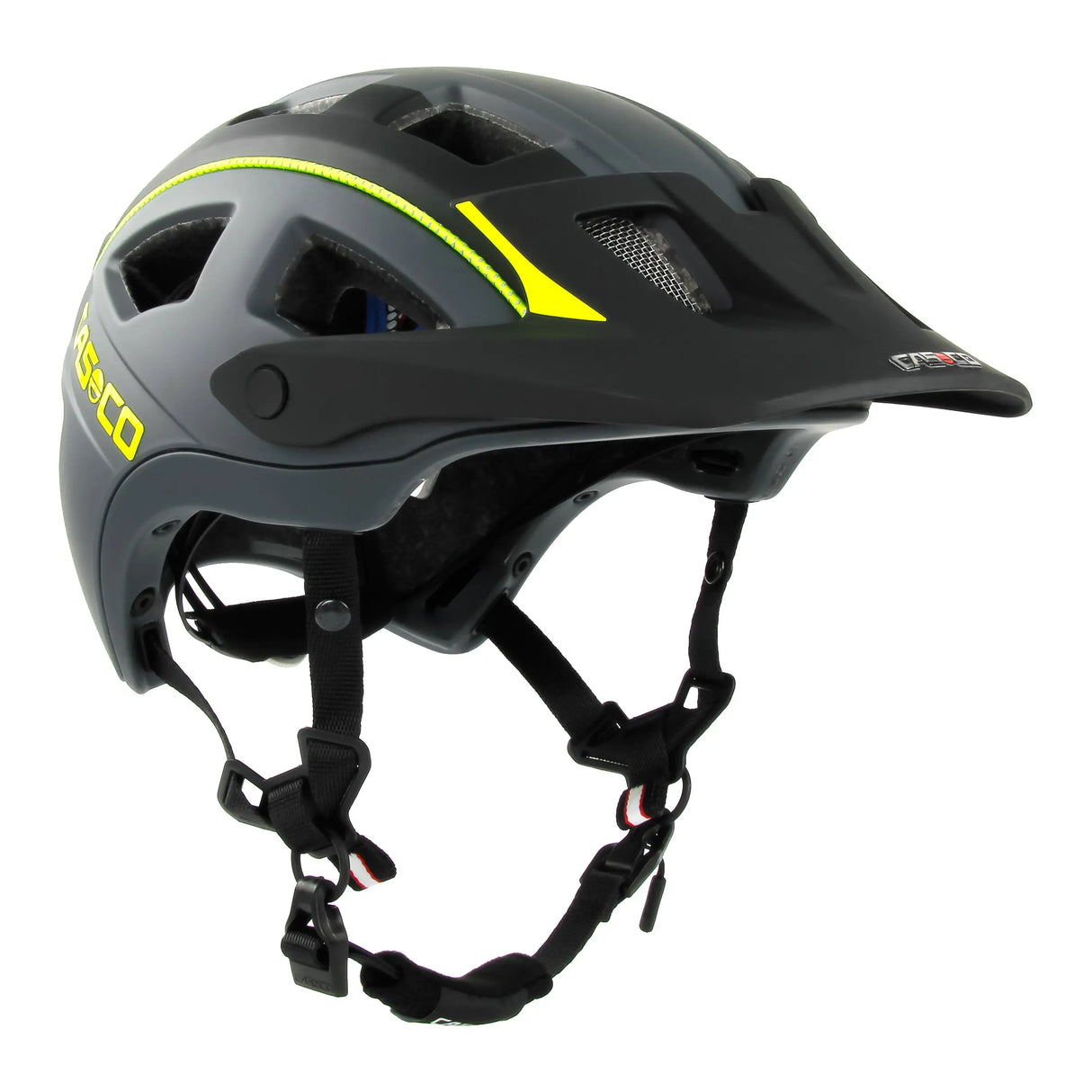 Casco MTBE2 Mountainbike Helm Schwarz-Neongelb Matt | Erwachsene.