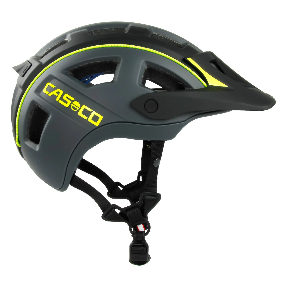 Casco MTBE2 Mountainbike Helm Schwarz-Neongelb Matt | Erwachsene.