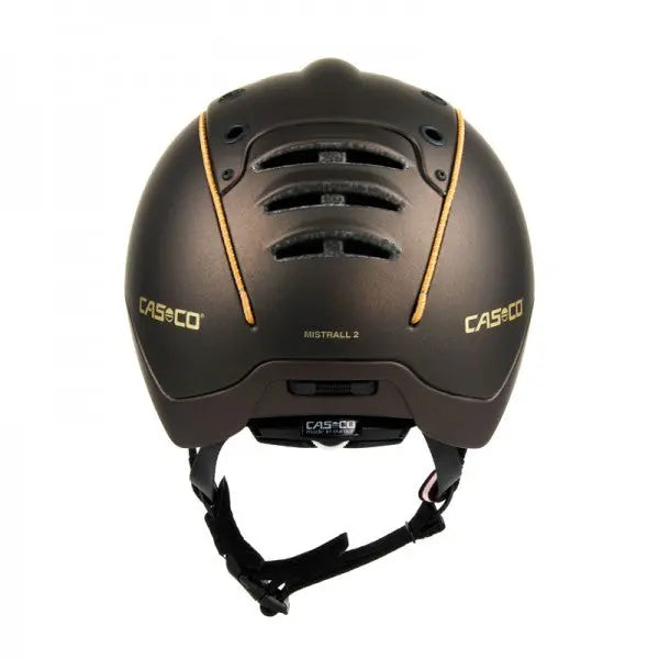 CASCO Reithelm Mistrall-2 Dunkelbraun – Luftig, sicher und stilvoll.