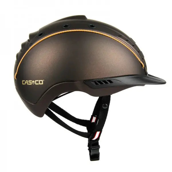 CASCO Reithelm Mistrall-2 Dunkelbraun – Luftig, sicher und stilvoll.