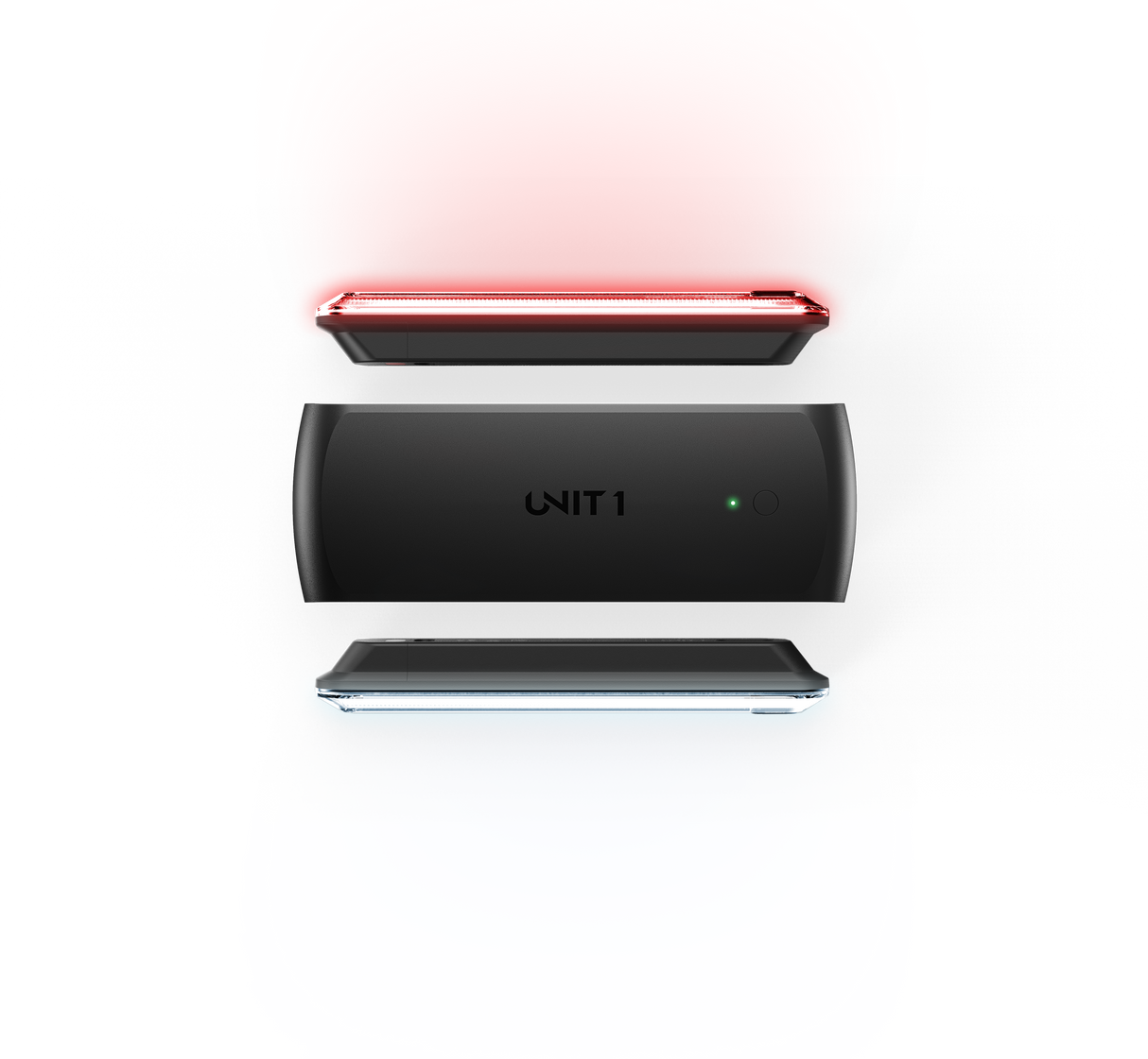 UNIT 1 Smart Light Pro Dual – 2er Fahrradlicht-Set mit Ladecase Unit1