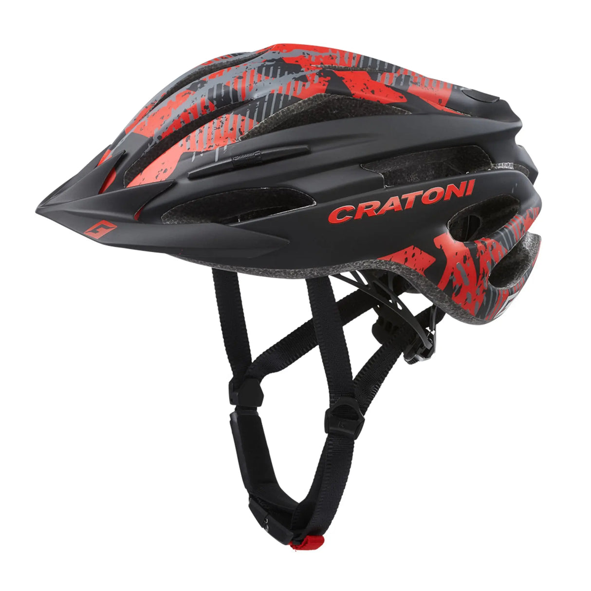 Cratoni Pacer Jr. black-red matt | Fahrradhelm Rad Kinderhelm | Jugend Kinder.