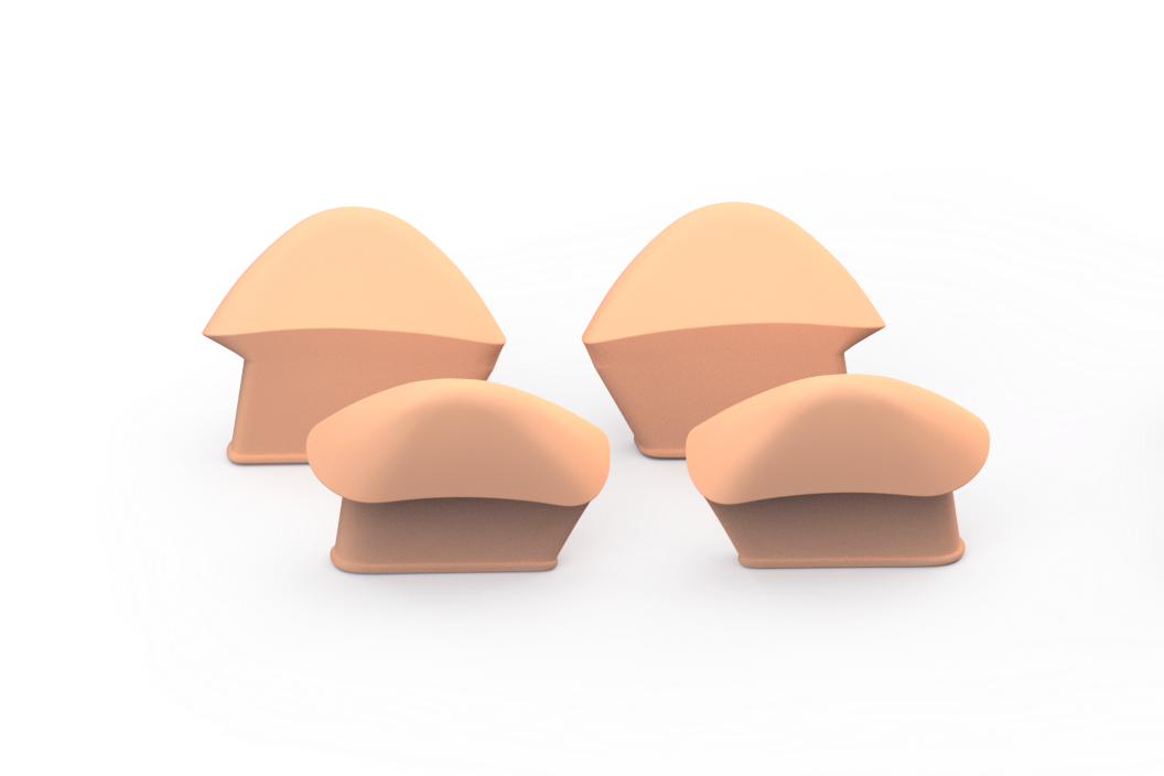 Unit1 SPARKY Silikon-Inserts – Farbsets für Kinderhelm Unit1