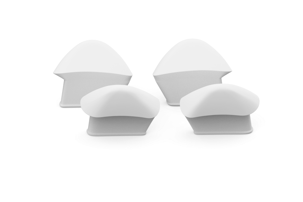 Unit1 SPARKY Silikon-Inserts – Farbsets für Kinderhelm Unit1