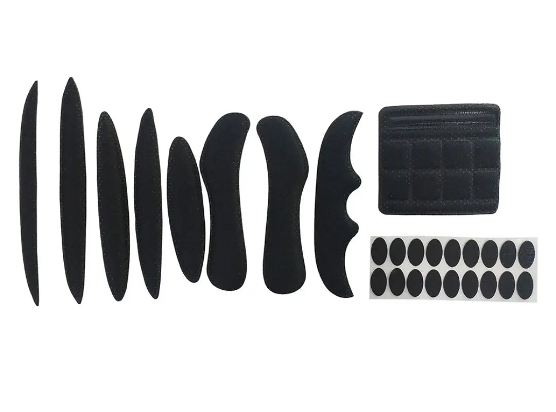 Universelles Helmpolster-Set für Fahrrad- und Skihelme Austauschbare Polster mit Klettpunkten.