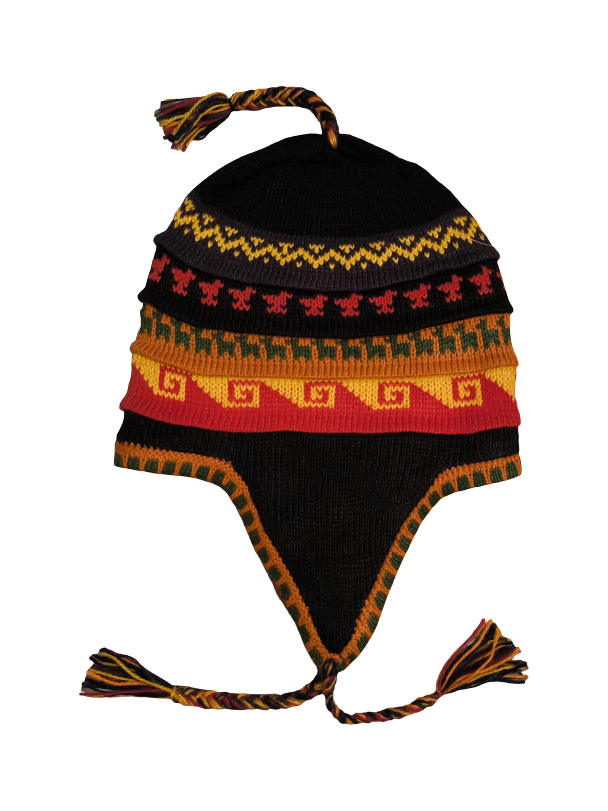 Chullo Mütze aus Peru | Handgemacht mit Alpaka & Polarfutter Helmexperte