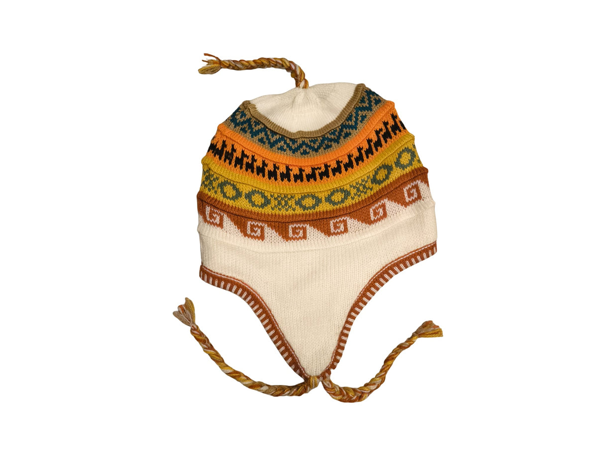 Chullo Mütze aus Peru | Handgemacht mit Alpaka & Polarfutter Helmexperte