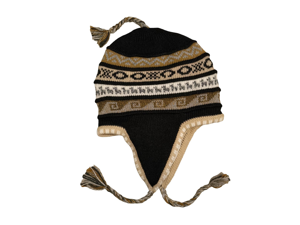 Chullo Mütze aus Peru | Handgemacht mit Alpaka & Polarfutter Helmexperte