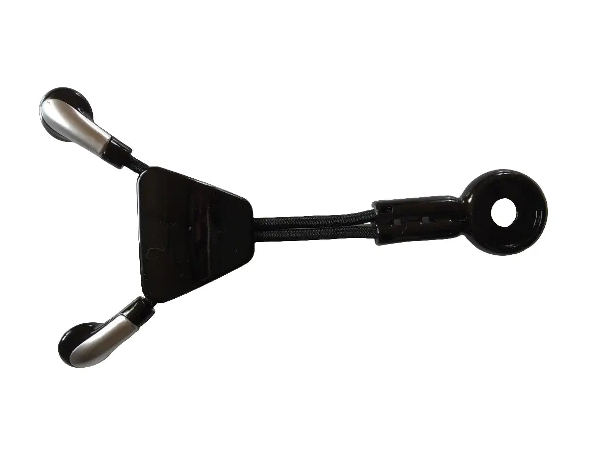 Casco Skibrille FX-70 Ersatzteile, Seitenteile schwarz-silber ohne Magnet black.