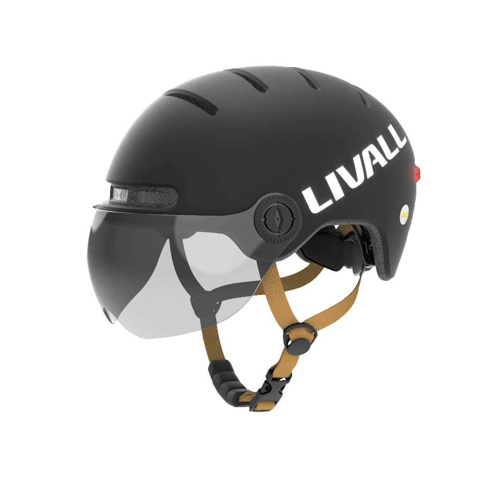 Livall L23 Visierhelm – E-Bike & S-Pedelec Helm mit Licht Livall
