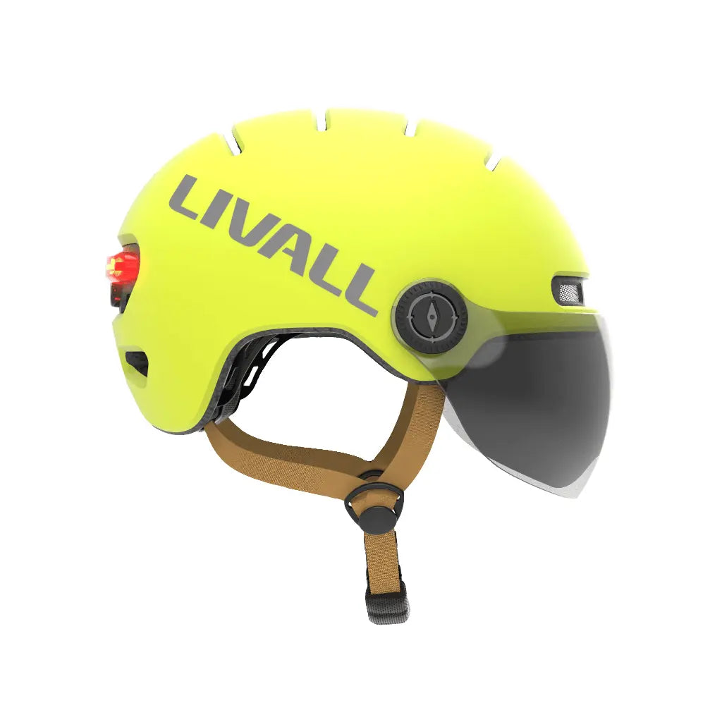 Livall L23 signalgelb Helm | Pedelec Smarthelm Fahrradhelm gelb.