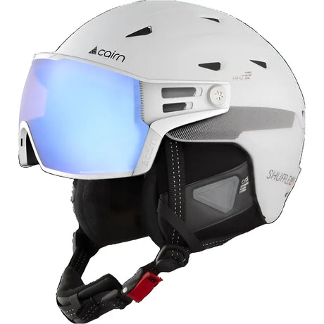 Cairn SHUFFLE S-VISOR Evolight NXT® – Skihelm mit Photochrom-Visier und Leichtbauweise weiss.