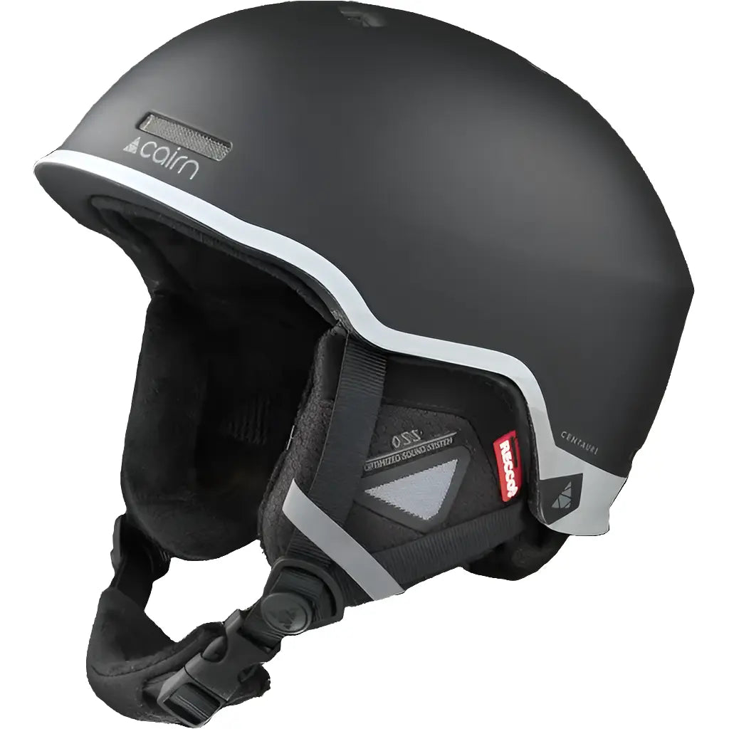 Cairn CENTAURE RESCUE – Skihelm mit RECCO®-Technologie und Leichtbauweise black lava.
