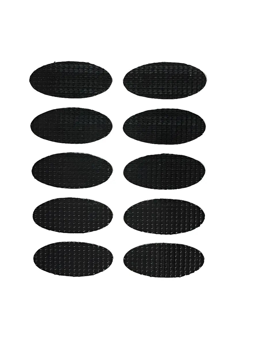 Ovale Klettpunkte für Polster selbstklebend, 10 Stück Klettellipsen.
