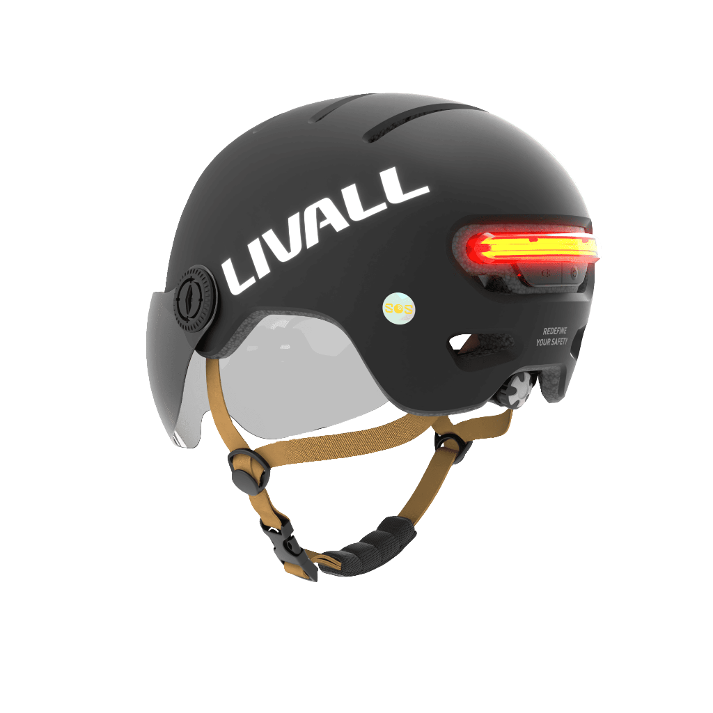 Livall L23 Visierhelm – E-Bike & S-Pedelec Helm mit Licht Livall