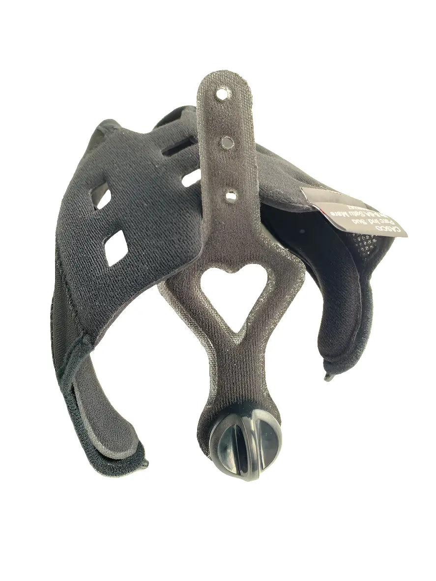 Casco Mistrall Reithelm (vor 2015) mit Polster Verstellsystem Kopfring.