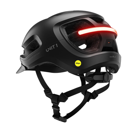 Unit1 AURA Smart Helm – E-Bike Helm mit Beleuchtung, Blinkern & Crash Alert.