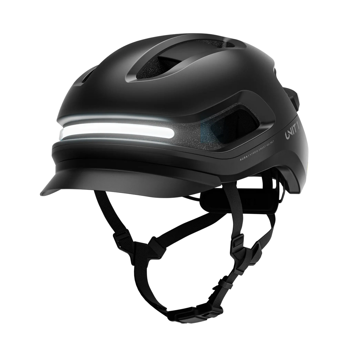 Unit1 AURA Smart Helm – E-Bike Helm mit Beleuchtung, Blinkern & Crash Alert.