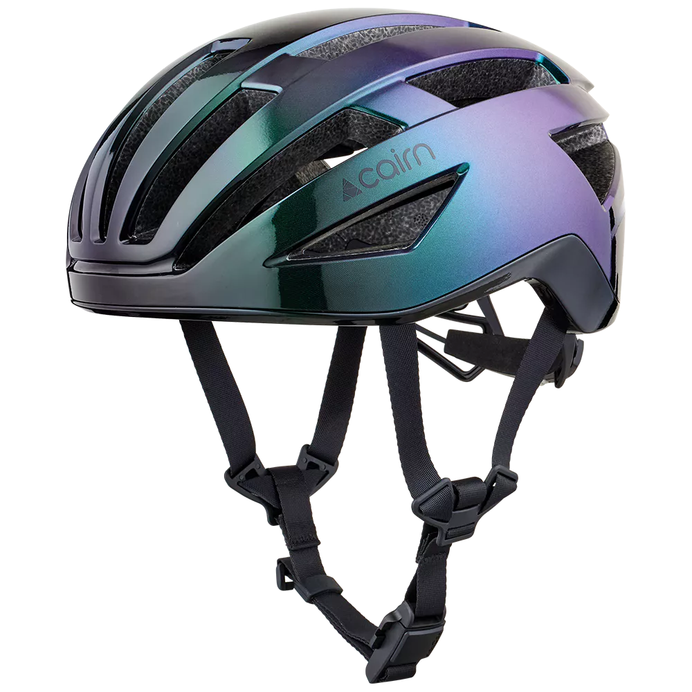 Cairn Atom Shiny Chameleon | Leichter Rennrad- und Gravelhelm Cairn