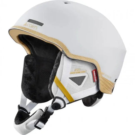 Cairn CENTAURE RESCUE – Skihelm mit RECCO®-Technologie und Leichtbauweise white brown.