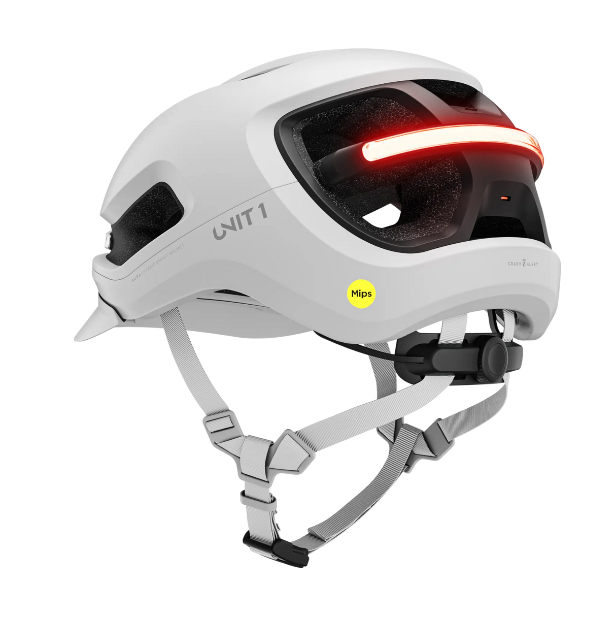 Unit1 AURA Smart Helm – E-Bike Helm mit Beleuchtung, Blinkern & Crash Alert.