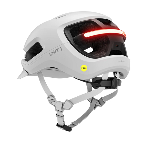 Unit1 AURA Smart Helm – E-Bike Helm mit Beleuchtung, Blinkern & Crash Alert.