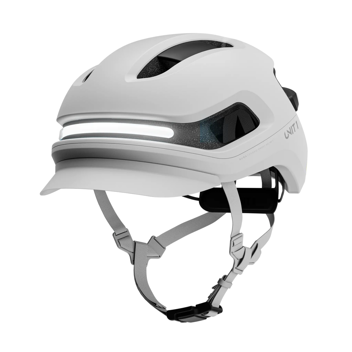 Unit1 AURA Smart Helm – E-Bike Helm mit Beleuchtung, Blinkern & Crash Alert.