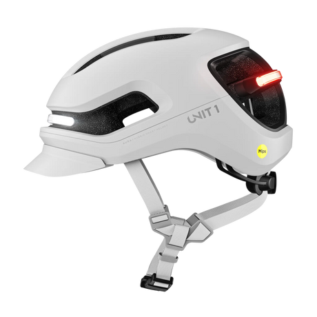 Unit1 AURA Smart Helm – E-Bike Helm mit Beleuchtung, Blinkern & Crash Alert.